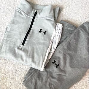 girls half zip and leggings